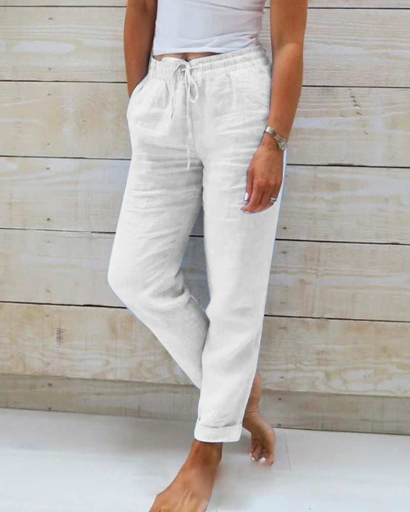 Elowen – Pantalon de détente à cordon