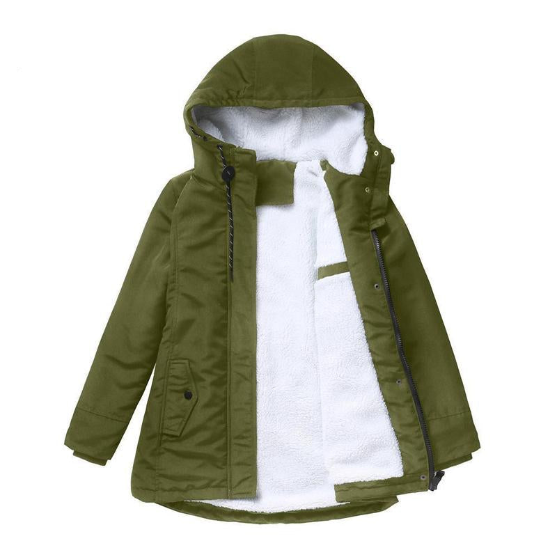 AMINA™ - Manteau d'hiver isolé avec capuche et doublure matelassée pour une chaleur ultime