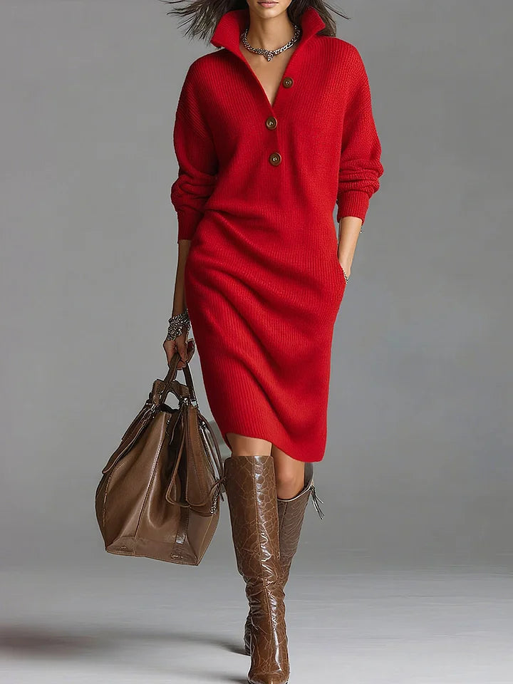 Judi | Élégante Robe Pull