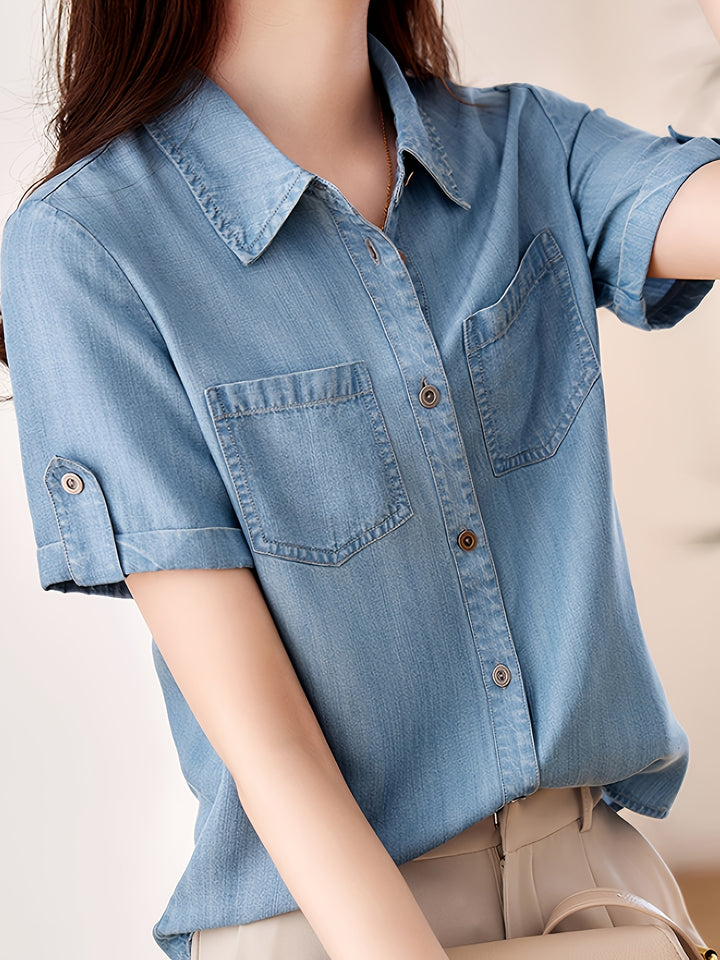 Lara | Chemise en Denim de Haute Qualité