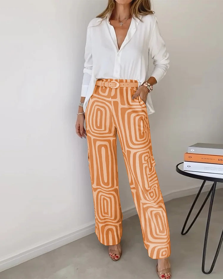 Brynn™ | Ensemble Chemise et Pantalon Pratique