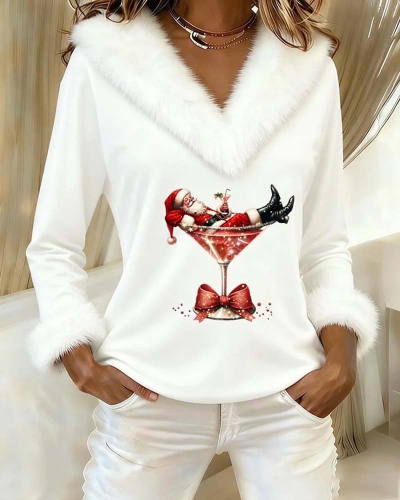Zina | Luxe Santa Plush Top