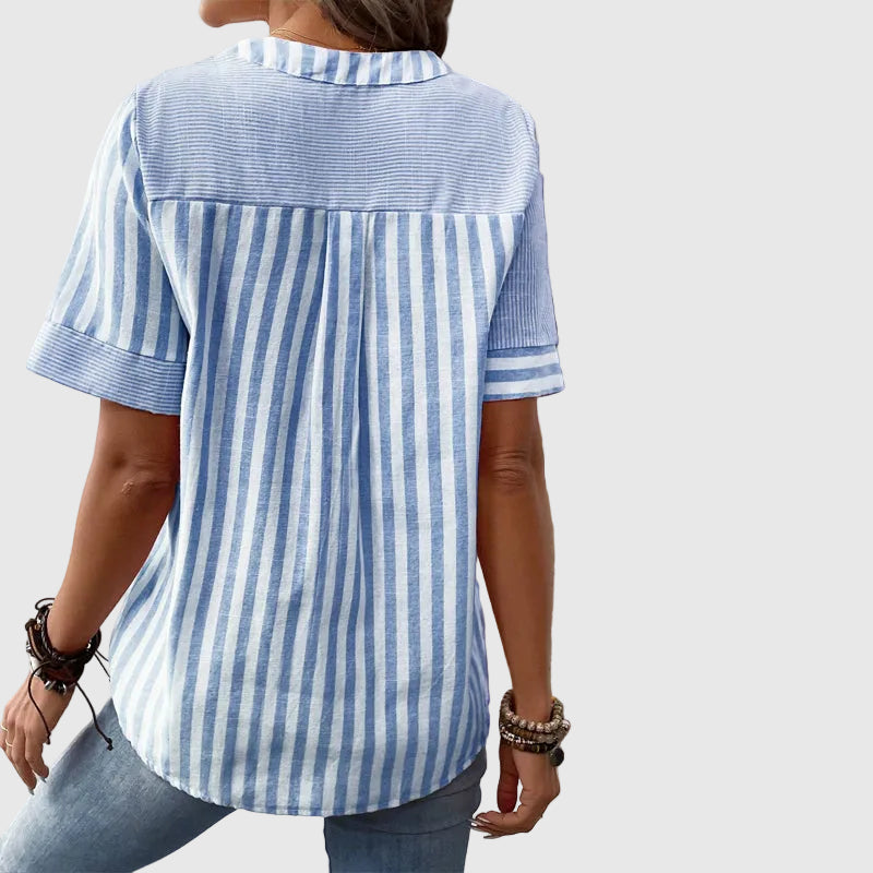 Réka | Blouse Rayée Confortable