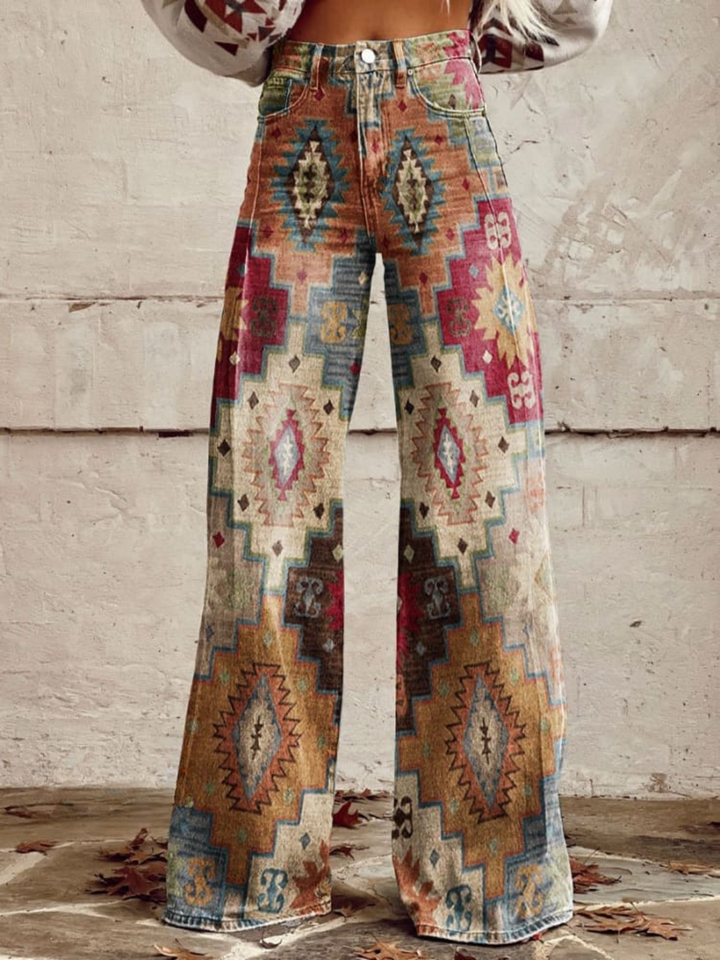 Léa – Pantalons Élégants Rétro