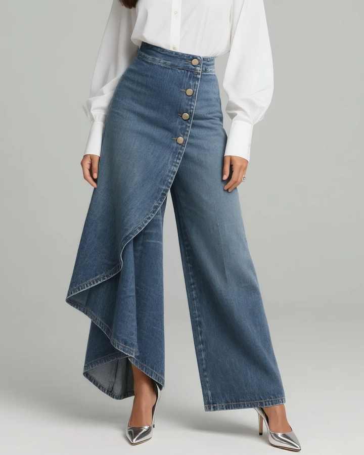 Calvraa™ | Wrap Denim Pants