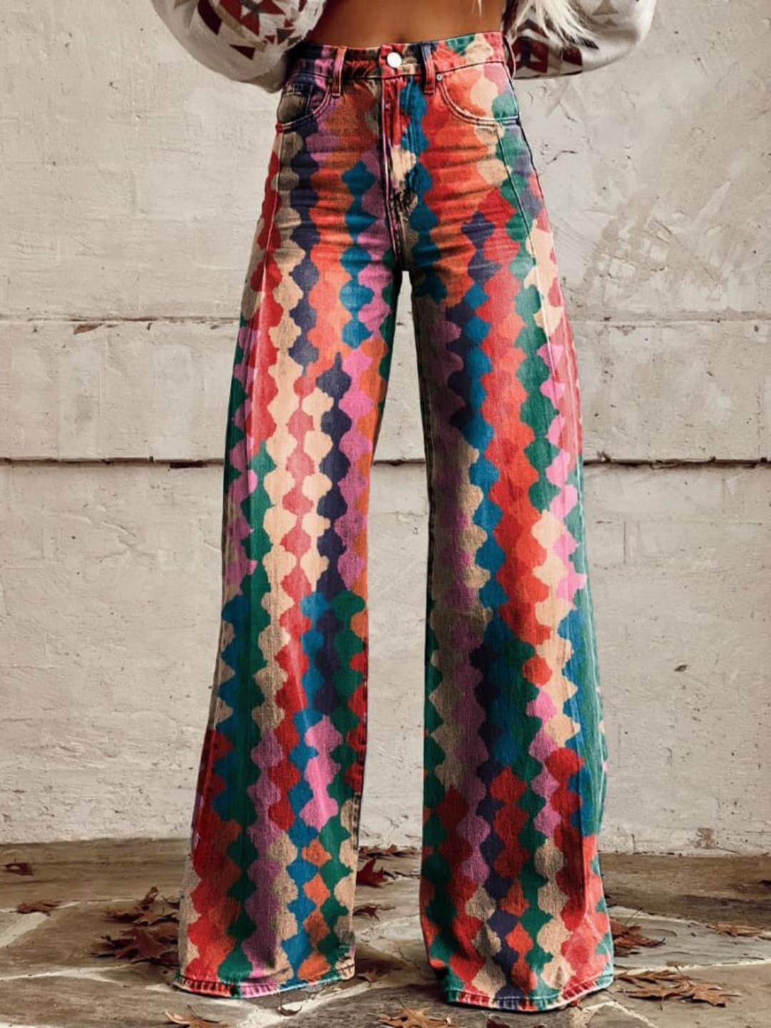Amélie – Pantalon Bohème Chic