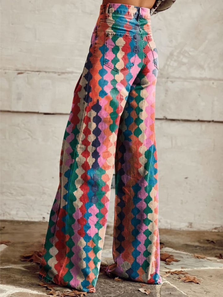 Amélie – Pantalon Bohème Chic