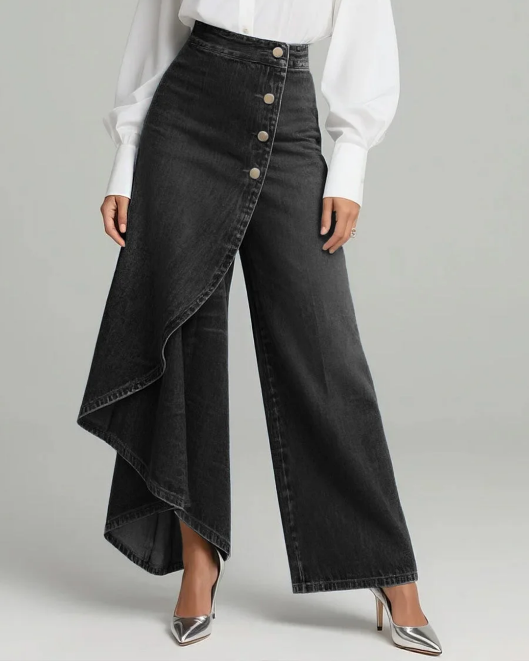 Calvraa™ | Wrap Denim Pants