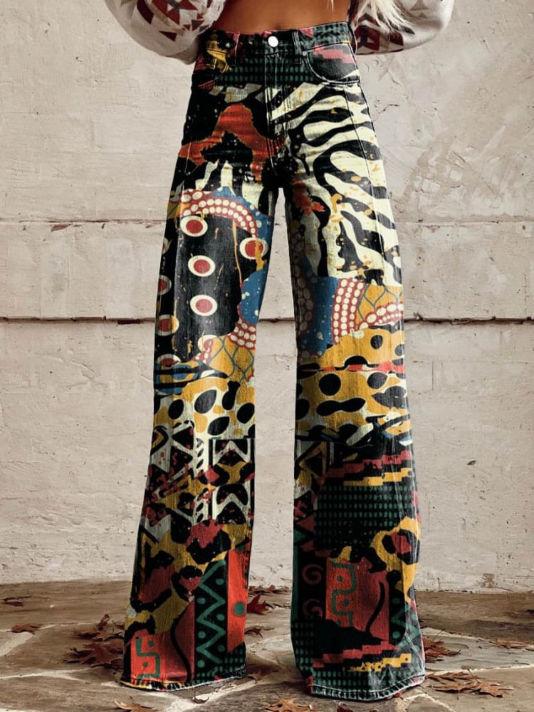 Élodie – Pantalons Larges Élégants