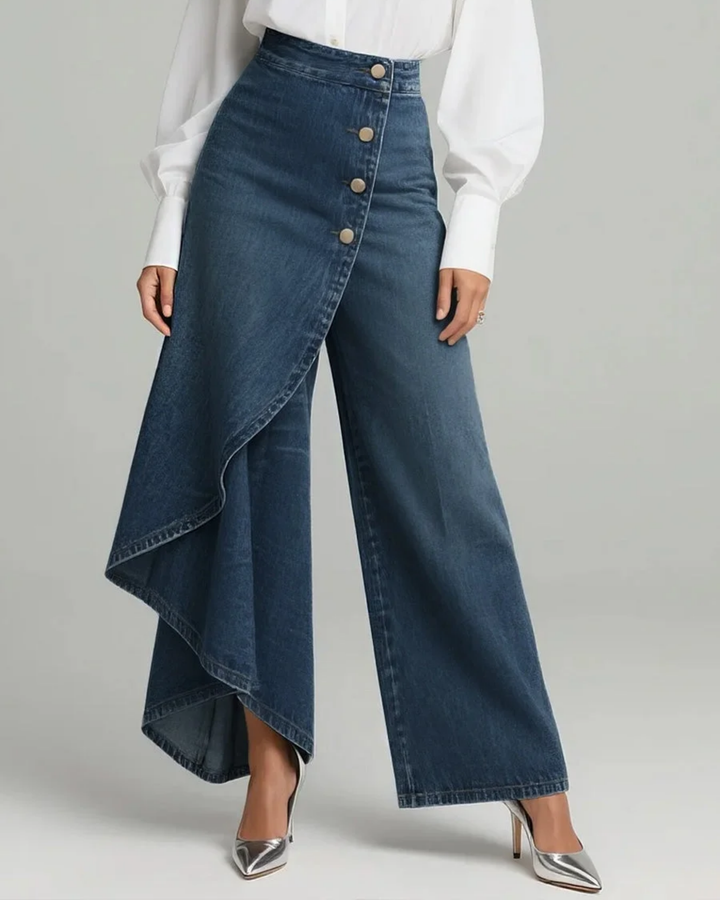 Calvraa™ | Wrap Denim Pants