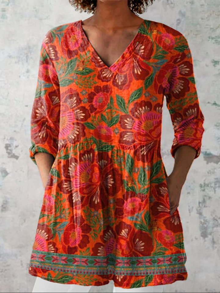 Felicity | Long V-Neck Chemise