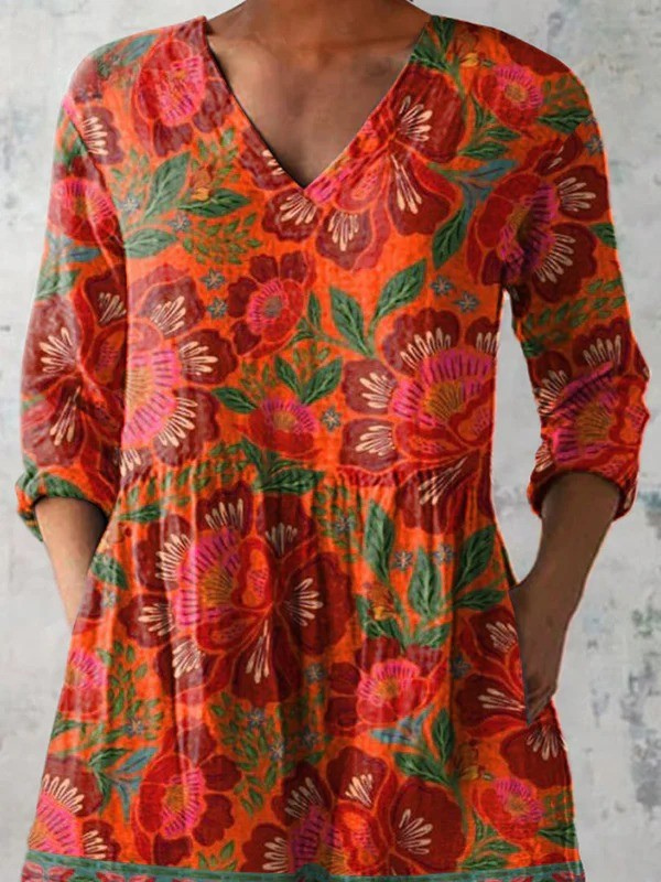 Felicity | Long V-Neck Chemise
