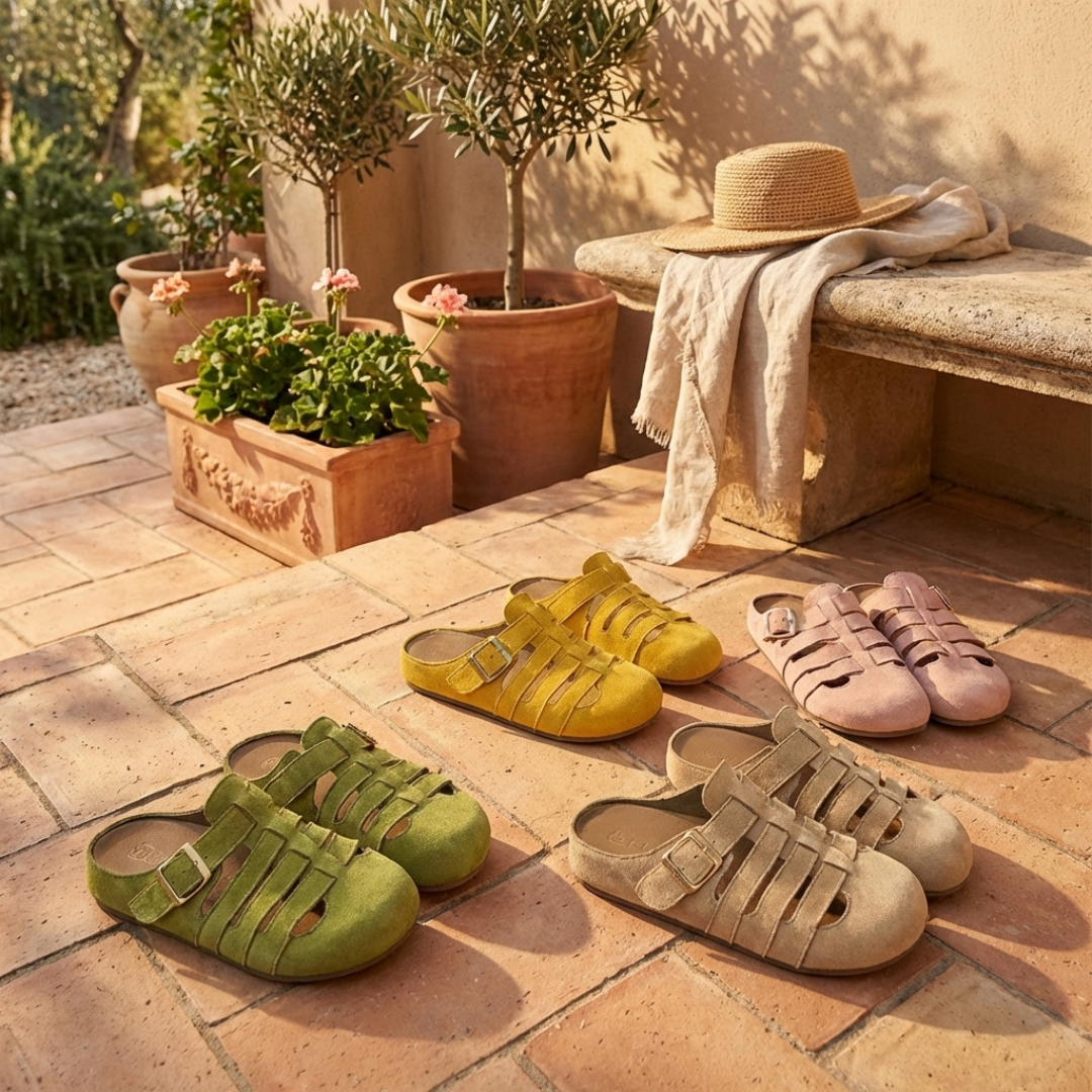 Nathalie | Sandales Mules Confortables à Enfiler