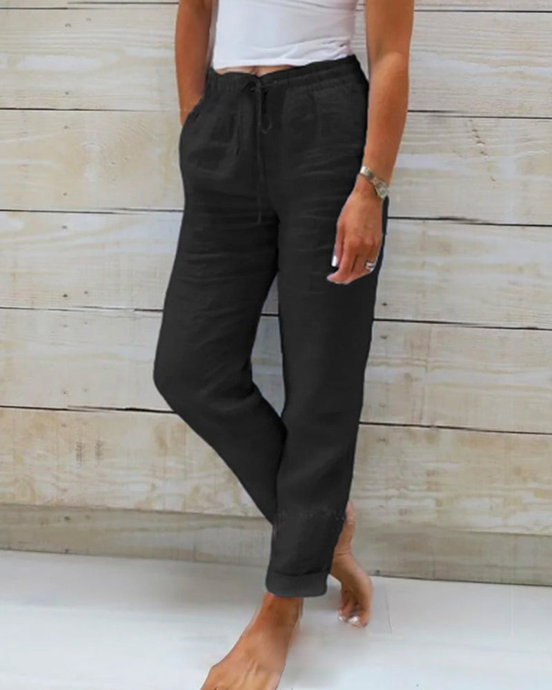 Elowen – Pantalon de détente à cordon