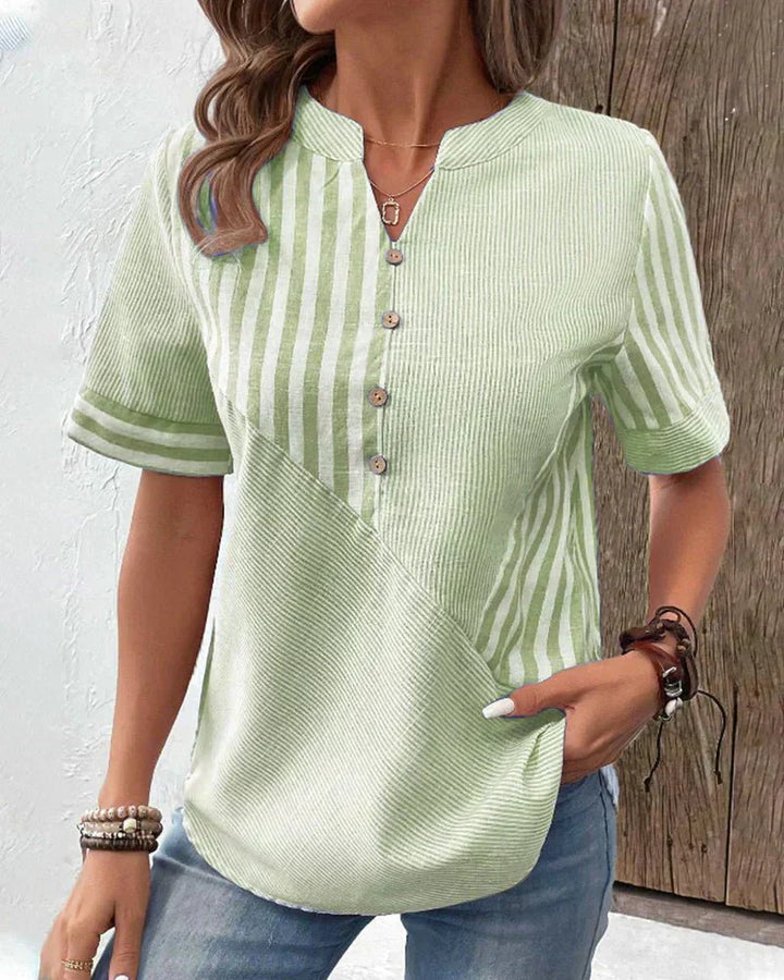 Lila | Douce Blouse Rayéee