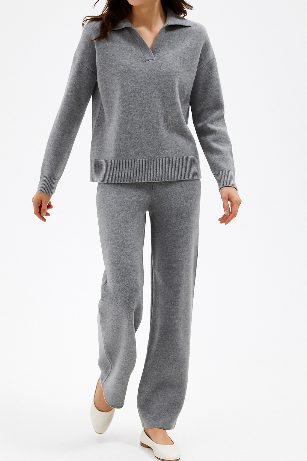 Grace | Ensemble Polo en Tricot