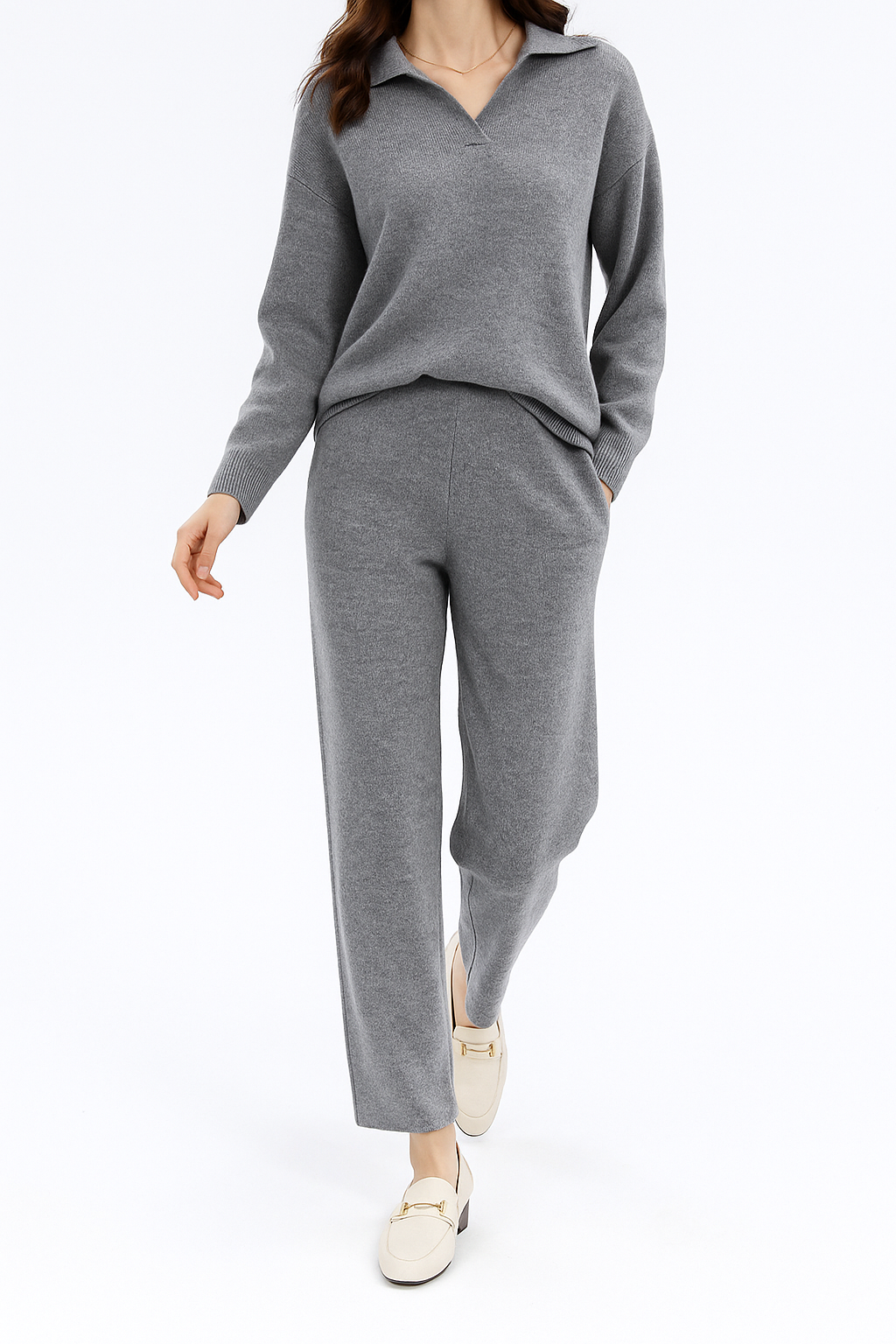 Grace | Ensemble Polo en Tricot