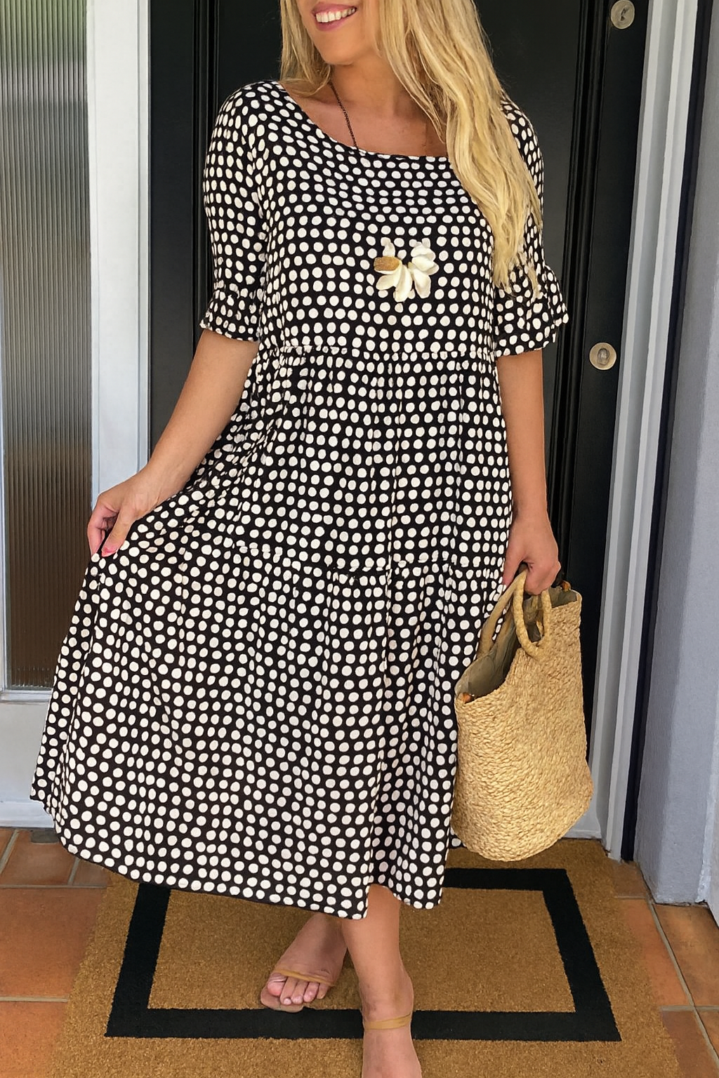 Elsy | Robe Midi Sable