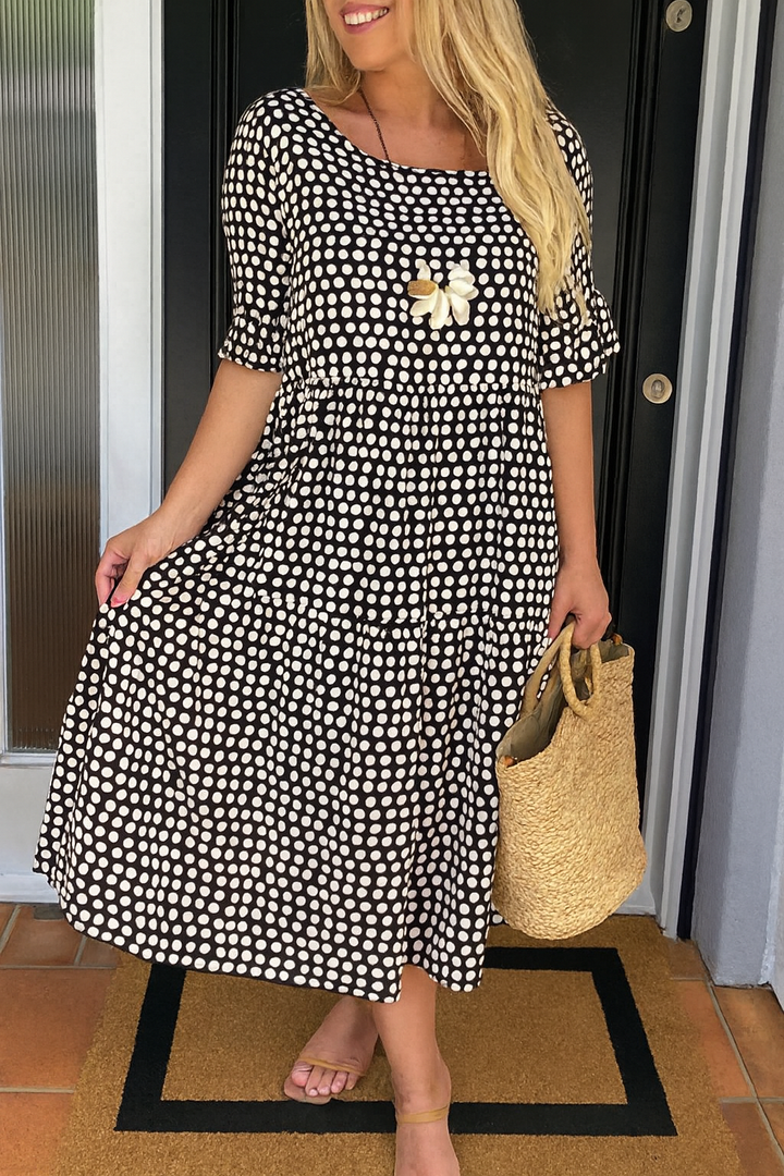 Elsy | Robe Midi Sable
