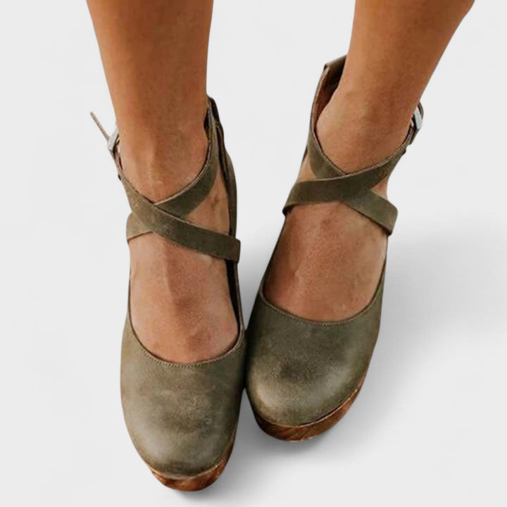 ELARU™ – Sandales compensées élégantes et confortables