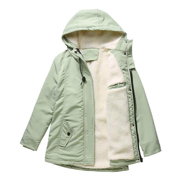 AMINA™ - Manteau d'hiver isolé avec capuche et doublure matelassée pour une chaleur ultime