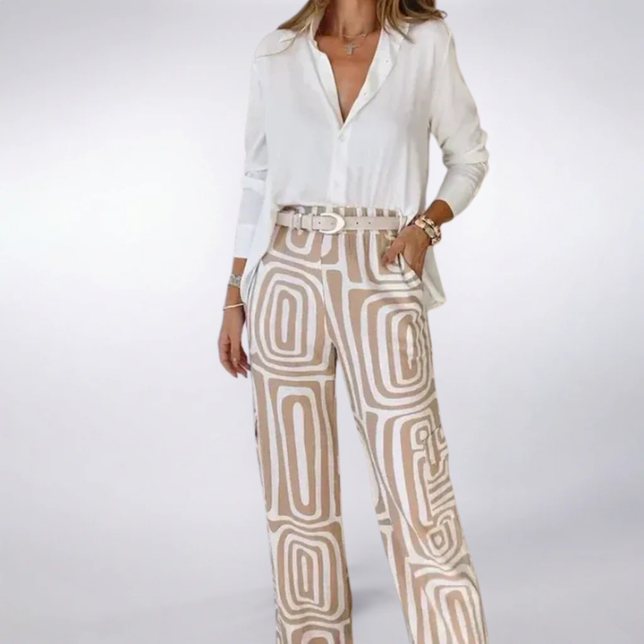 Brynn™ | Ensemble Chemise et Pantalon Pratique