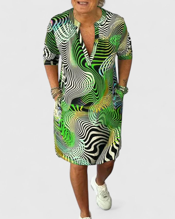 Helinae™ | Sophisticated V-Neck Robe