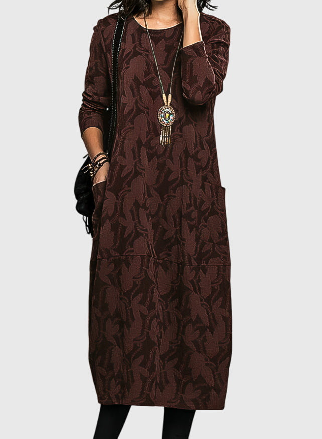 Victoria | Robe Casual à Col Rond
