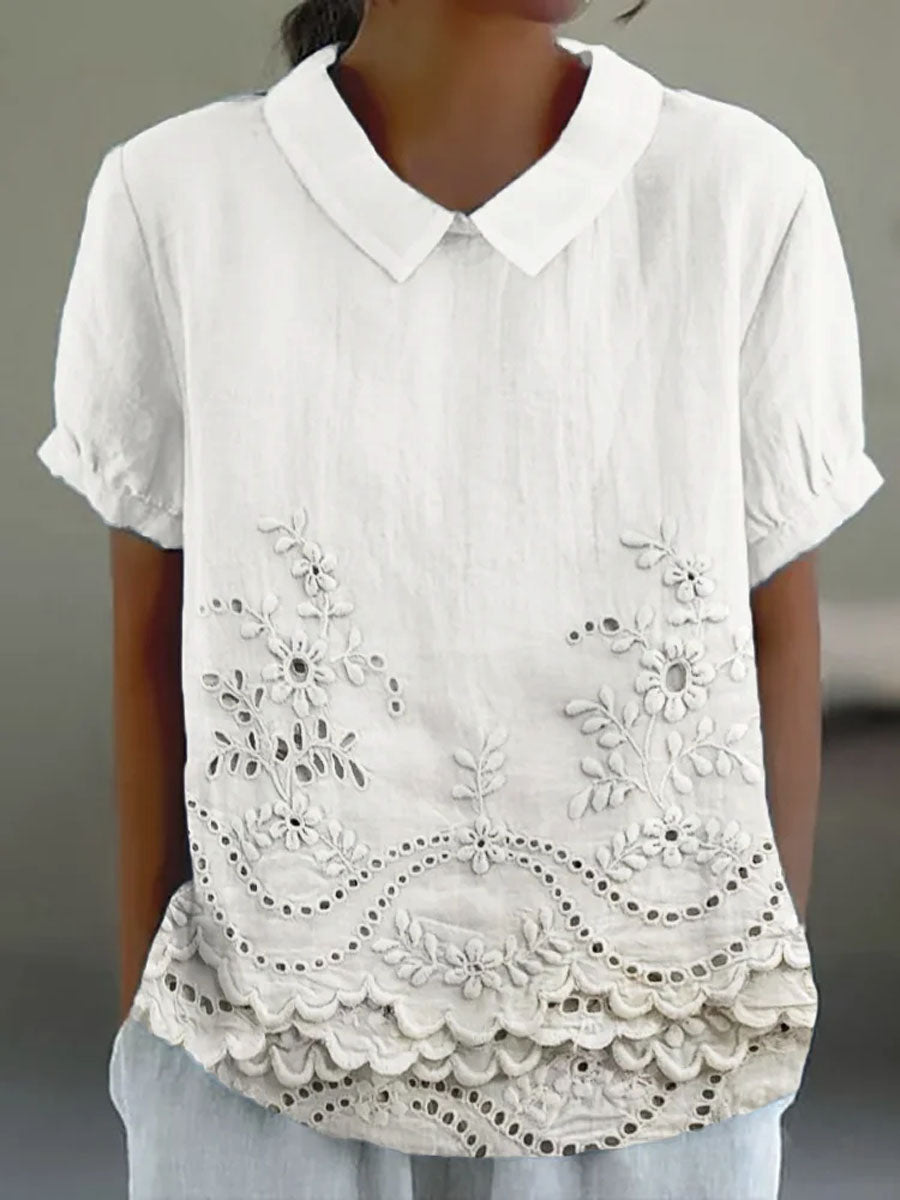 Esly | Floral Embroidered Chemise
