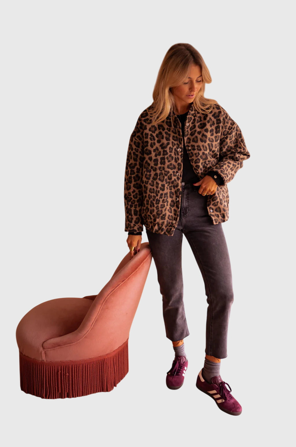 Elodie | Chic Veste à Imprimé Léopard