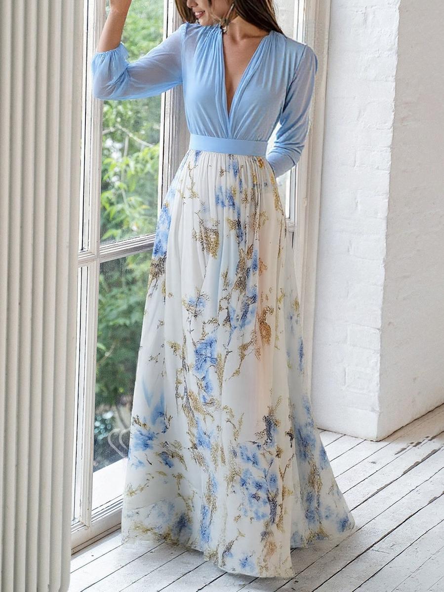 Penelope™ | Robe Maxi Belle à Imprimé Floral