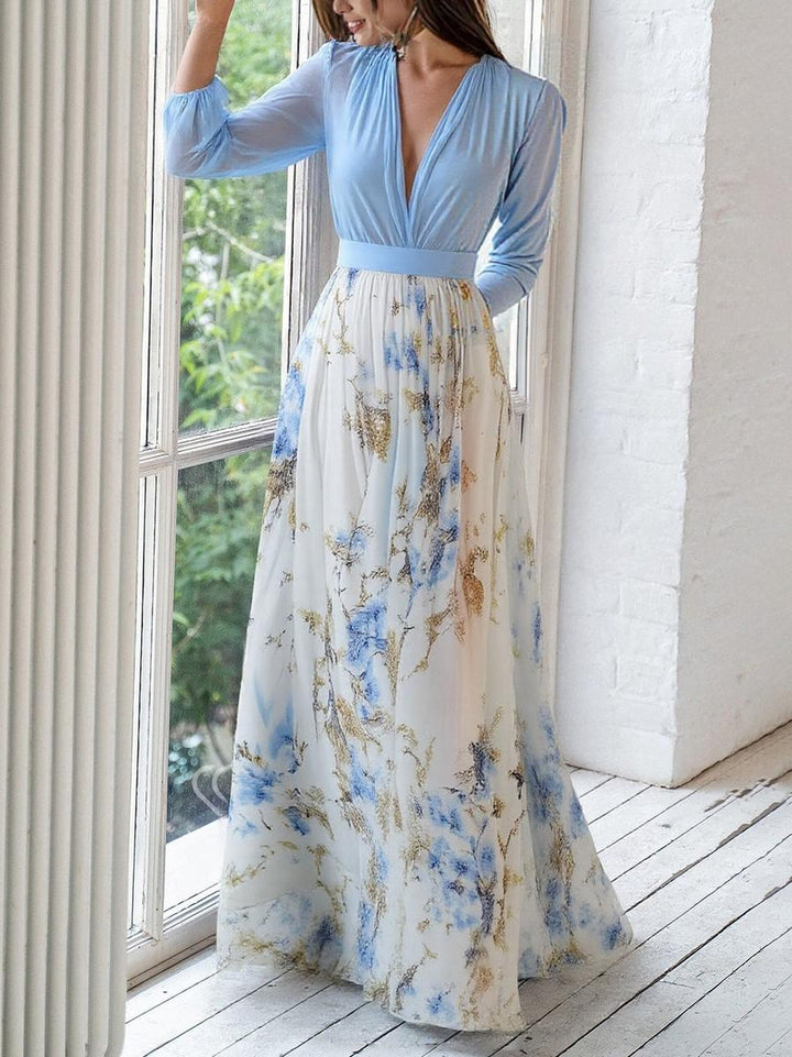 Penelope™ | Robe Maxi Belle à Imprimé Floral