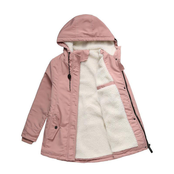 AMINA™ - Manteau d'hiver isolé avec capuche et doublure matelassée pour une chaleur ultime