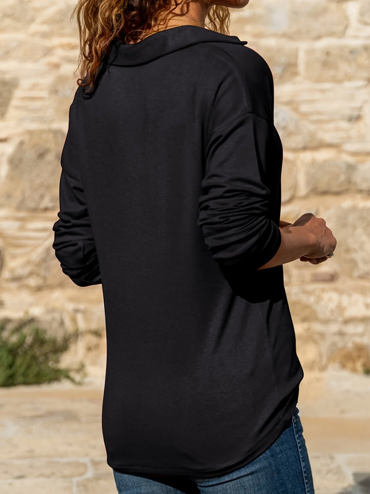 Charlene | Élégante Blouse à Manches Longuess