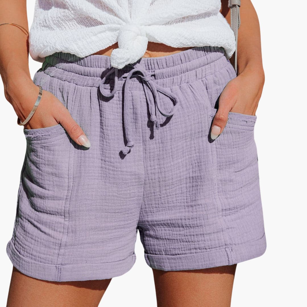 Short Emma en coton – style décontracté-chic