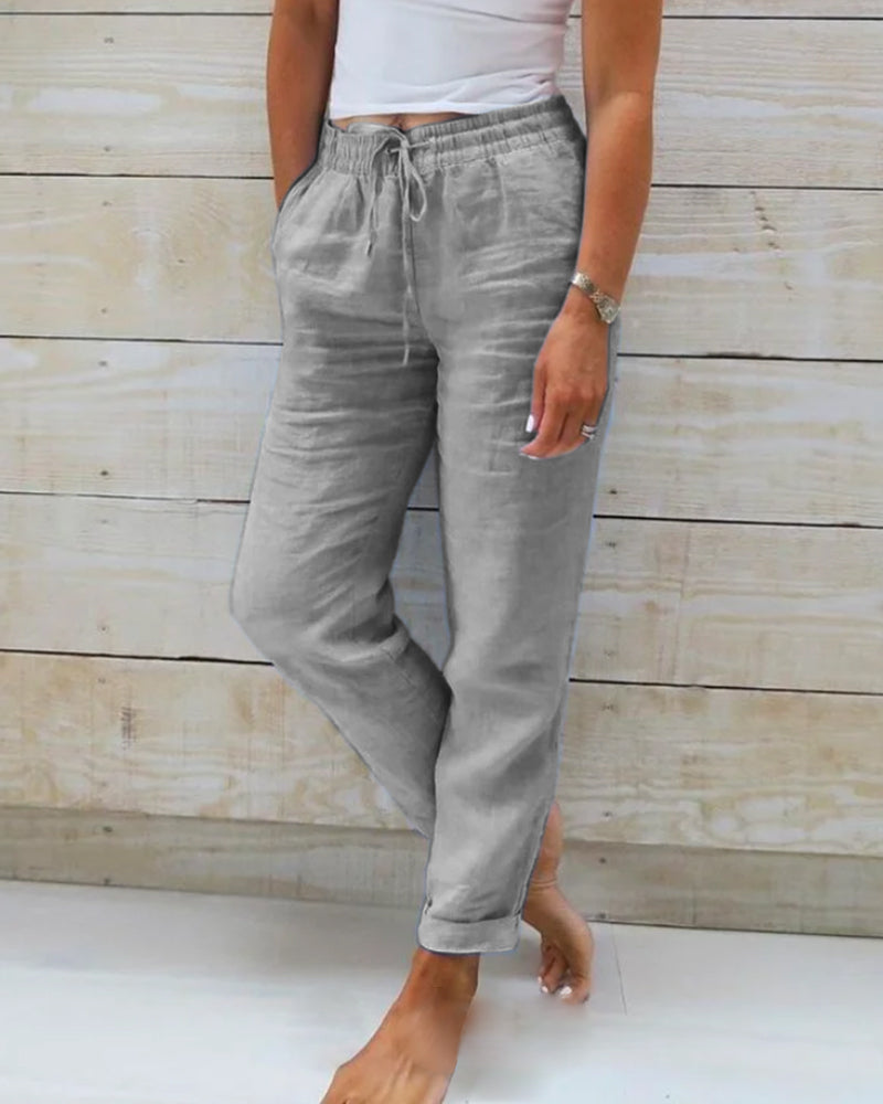 Elowen – Pantalon de détente à cordon