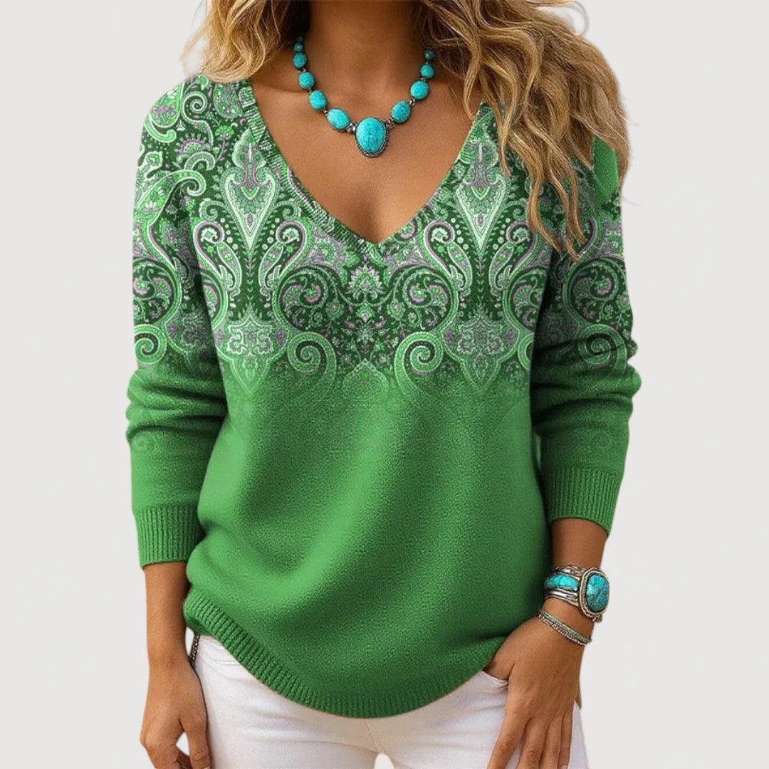 ALTHEA – V-Neck Top