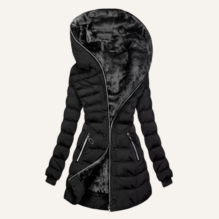Gina - Manteau d'hiver chaud avec capuche