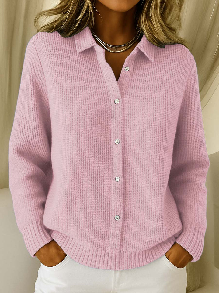 Elaine | Classic Button-Up Knit Cardigan