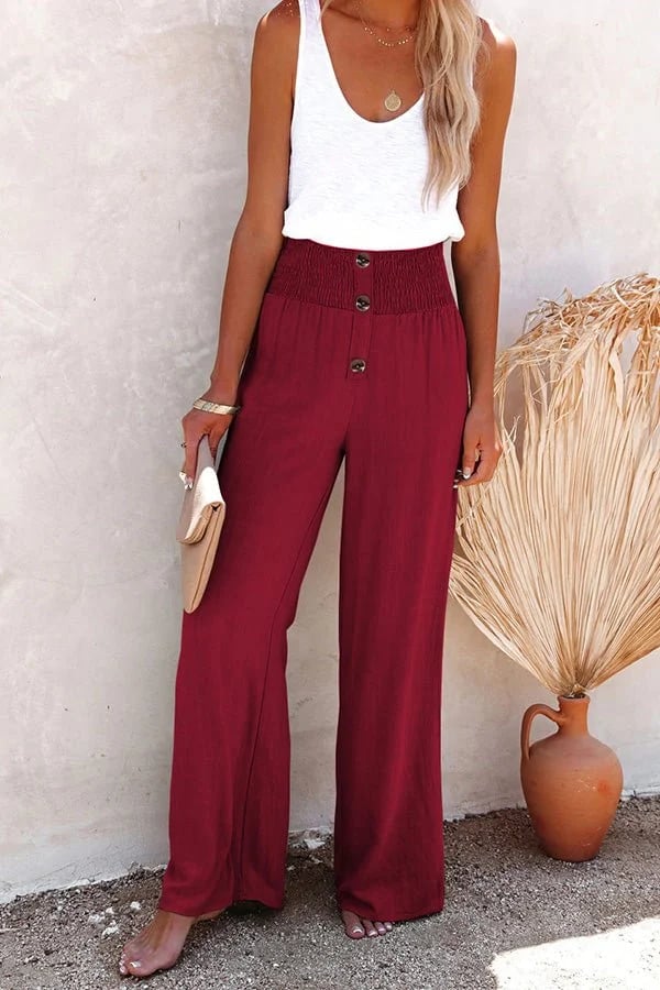 Briar – Pantalon Taille Haute Coupe Décontractée