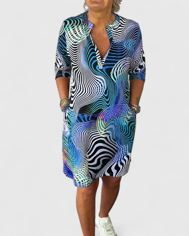 Helinae™ | Sophisticated V-Neck Robe