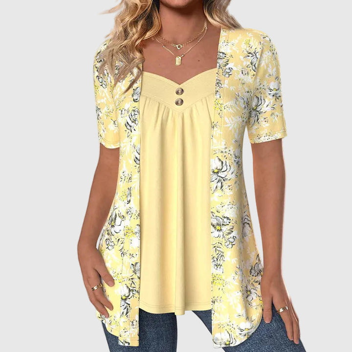 Katalin | Blouse Confortable à Motif Floral