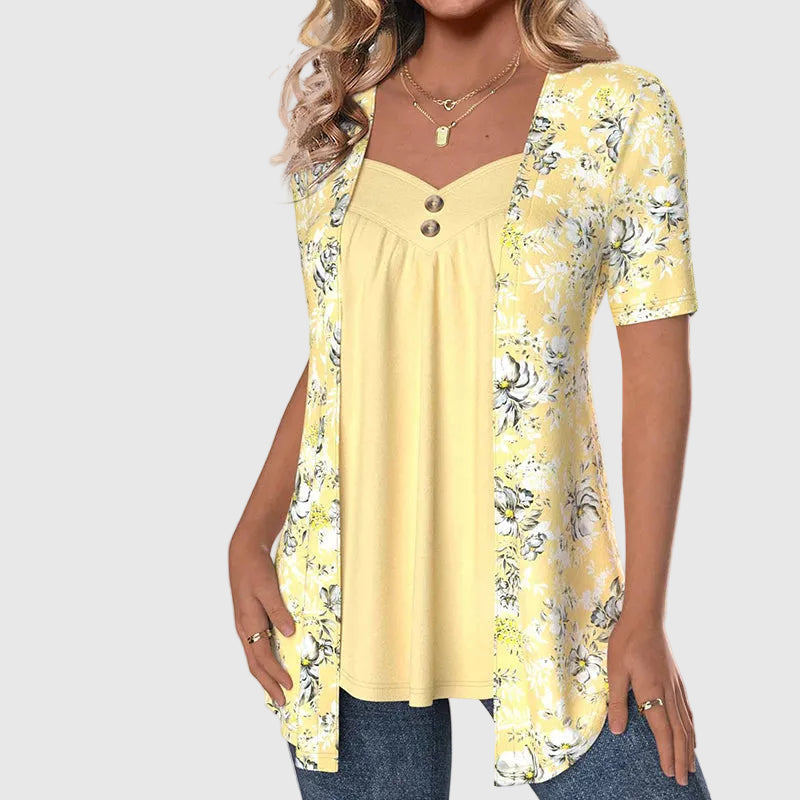 Katalin | Blouse Confortable à Motif Floral