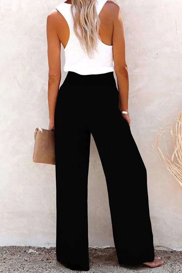 Briar – Pantalon Taille Haute Coupe Décontractée