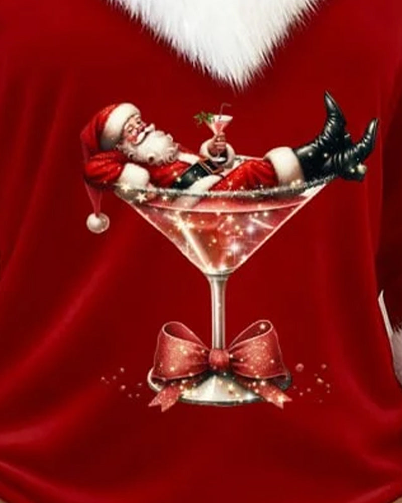 Zina | Luxe Santa Plush Top