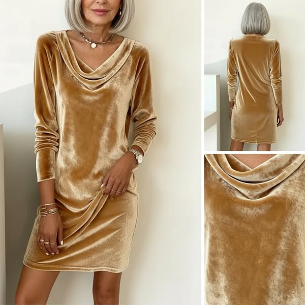 Frosina - Ample Velours Robe
