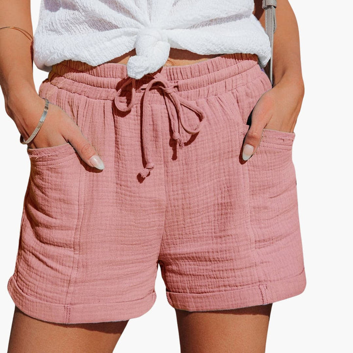 Short Emma en coton – style décontracté-chic
