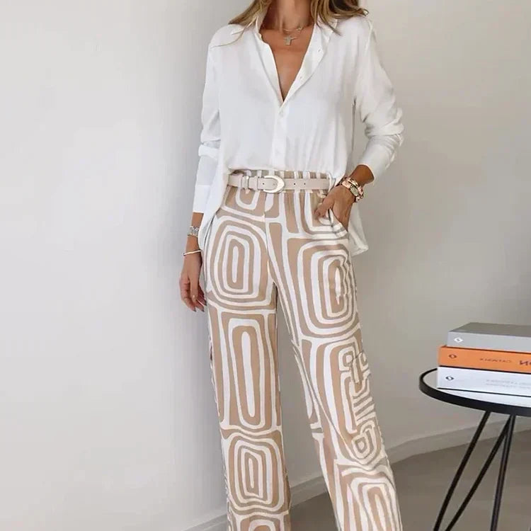 Brynn™ | Ensemble Chemise et Pantalon Pratique