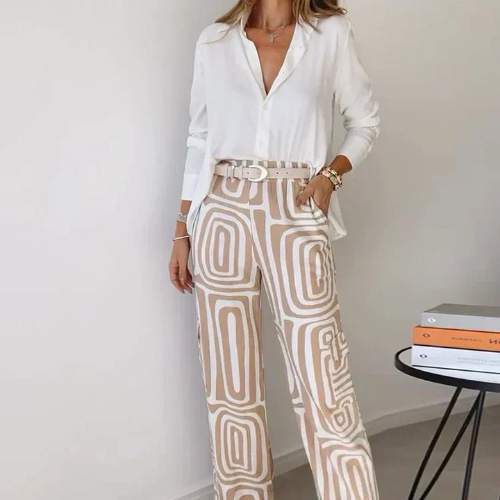 Brynn™ | Ensemble Chemise et Pantalon Pratique