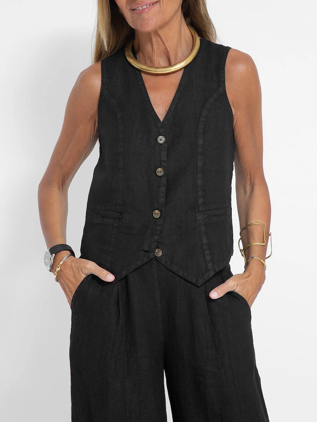 Adrienne™ | Ensemble Veste Ajustée à Deux Pièces